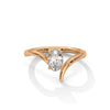 0.75 CT Oval Lab-Grown Diamond Open Curve Solitaire Ring