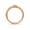 0.75 CT Oval Lab-Grown Diamond Open Curve Solitaire Ring