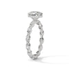 3.07 CT Oval & Round Lab-Grown Diamond Eternity Engagement Ring