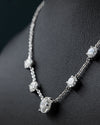 3.83 CTW Round CVD Lab-Grown Diamond Station Necklace