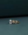 4.92 CTW Emerald & Pear Cut Lab-Grown Diamond Nature-Inspired Engagement Ring