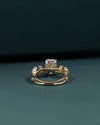 2.50 CTW Radiant Cut Lab-Grown Diamond Nature Inspired Engagement Ring