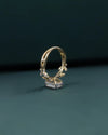 2.50 CTW Radiant Cut Lab-Grown Diamond Nature Inspired Engagement Ring