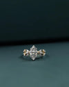 2.53 CT Marquise Cut Nature Inspired CVD Lab-Grown Diamond Engagement Ring