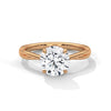 2.00 CT Round Cut Lab-Grown Diamond Solitaire Engagement Ring