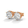 2.66 CT Round Brilliant CVD Lab-Grown Diamond Solitaire Stud Earrings