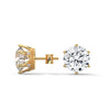 2.66 CT Round Brilliant CVD Lab-Grown Diamond Solitaire Stud Earrings