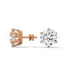 2.66 CT Round Brilliant CVD Lab-Grown Diamond Solitaire Stud Earrings
