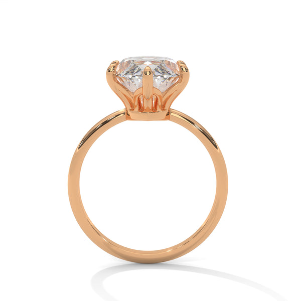 4.60 CT Marquise Cut Lab-Grown Diamond Solitaire Ring