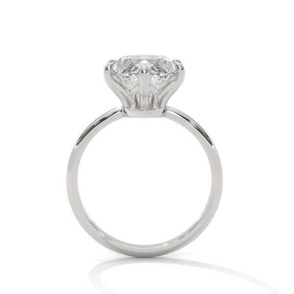 4.60 CT Marquise Cut Lab-Grown Diamond Solitaire Ring