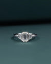 2.46 CTW Emerald & Pear Cut Three-Stone Lab-Grown Diamond Engagement Ring