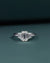 2.46 CTW Emerald & Pear Cut Three-Stone Lab-Grown Diamond Engagement Ring