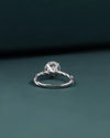 2.64 CTW Round Brilliant Lab-Grown Diamond Twisted Solitaire Ring