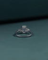 2.35 CTW Emerald Cut CVD Lab-Grown Diamond Three Stone Engagement Ring