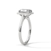 1.90 CT Emerald Cut Lab-Grown Diamond Halo Engagement Ring