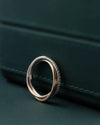0.18 CTW Minimal Pave Diamond Curved Ring in Gold