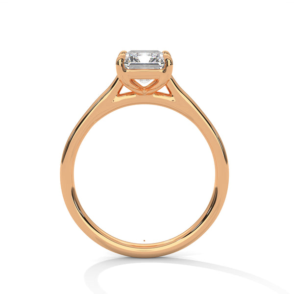 1.75 CT Emerald Cut Lab-Grown Diamond Solitaire Ring