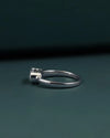 1.01 CT Oval Cut CVD Lab-Grown Diamond Solitaire Ring