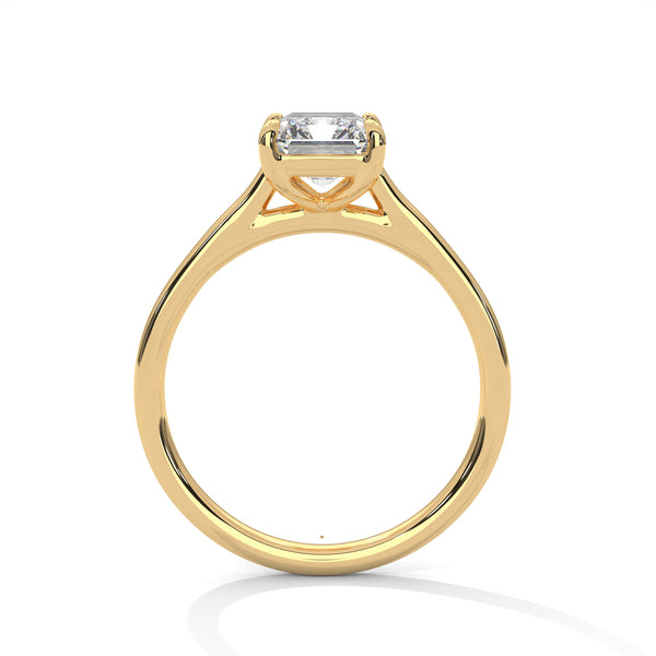 1.75 CT Emerald Cut Lab-Grown Diamond Solitaire Ring