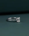 1.21 CT Emerald Cut CVD Lab-Grown Diamond Solitaire Ring