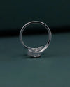 1.16 CTW Emerald Cut Lab-Grown Diamond Bypass Ring