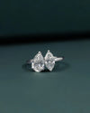 2.58 CTW Toi et Moi Pear & Marquise Cut Lab-Grown Diamond Ring