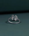 2.58 CTW Toi et Moi Pear & Marquise Cut Lab-Grown Diamond Ring