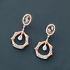 10.32 Ct Lab-Grown Diamond Mixed Shape Designer Necklace & Earring Set