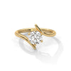 1.00 CT Round Lab-Grown Diamond Open Twist Solitaire Ring