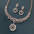 10.32 Ct Lab-Grown Diamond Mixed Shape Designer Necklace & Earring Set