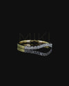 0.28 CTW V-Shaped Diamond Stackable Ring