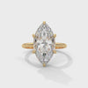 4.60 CT Marquise Cut Lab-Grown Diamond Solitaire Ring
