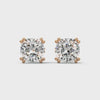 2.50 CT Cushion Cut CVD Lab-Grown Diamond Stud Earrings
