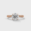 2.00 CT Round Cut Lab-Grown Diamond Solitaire Engagement Ring