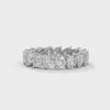 4.25 CT Heart Shape Lab-Grown Diamond Eternity Band Ring