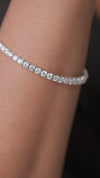 8.62 CTW Round Lab-Grown Diamond Tennis Bracelet