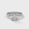 2.10 CT Asscher Cut Lab-Grown Diamond Solitaire Ring