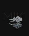 2.90 CT Oval Three-Stone Lab-Grown Diamond Engagement Ring