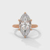 4.60 CT Marquise Cut Lab-Grown Diamond Solitaire Ring