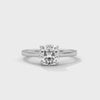2.00 CT Cushion Cut Lab-Grown Diamond Solitaire Engagement Ring