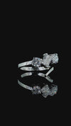2.37 CTW Mixed-Cut Three Stone Lab-Grown Diamond Ring