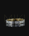 3.61 CTW Emerald Cut CVD Lab-Grown Diamond Eternity Ring