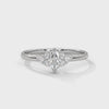 0.38 CT Marquise & Round Lab-Grown Diamond Three-Stone Ring