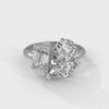 3.50 CT Multi-Shape Lab-Grown Diamond Statement Ring