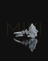 2.79 CTW Pear Cut Lab-Grown Diamond Engagement Ring