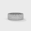 2.02 CT Round Lab-Grown Diamond Pave Eternity Band Ring